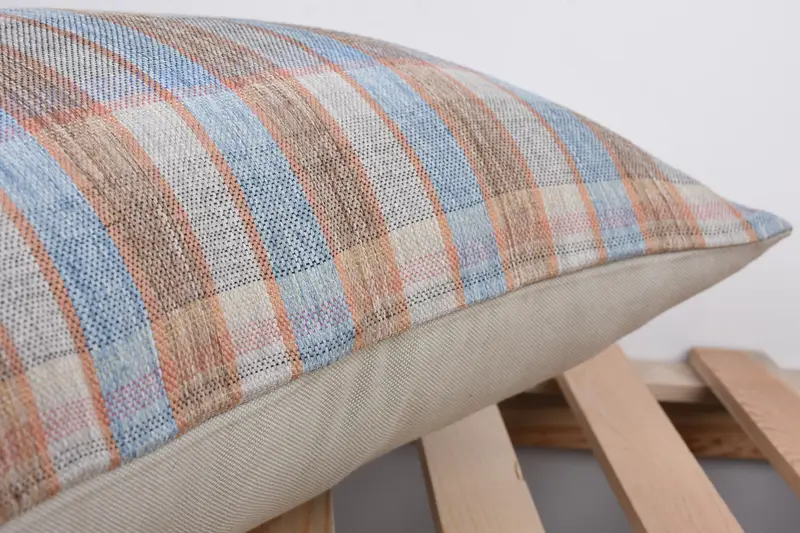 Home Decor Pillow, Decorative Pillow Case, Turkish Kilim Pillow, Pillow for Couch, Sofa Bolster Pillow, Cushion, 16x24 Blue Pillow Sham - 7