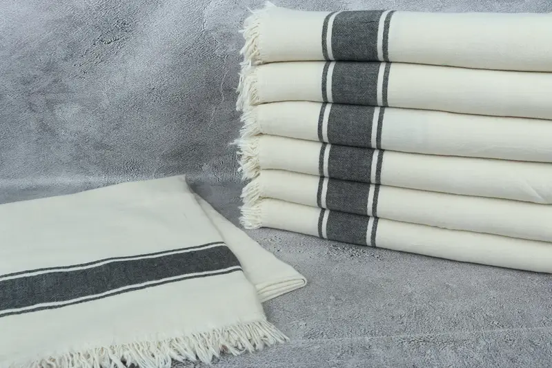 Wedding Anniversary Gift, Custom Blanket, Custom Wedding Gifts, 70x60 Cotton Striped Towel, Personalized Blanket, Home Gift, Family Gift Basket - 2