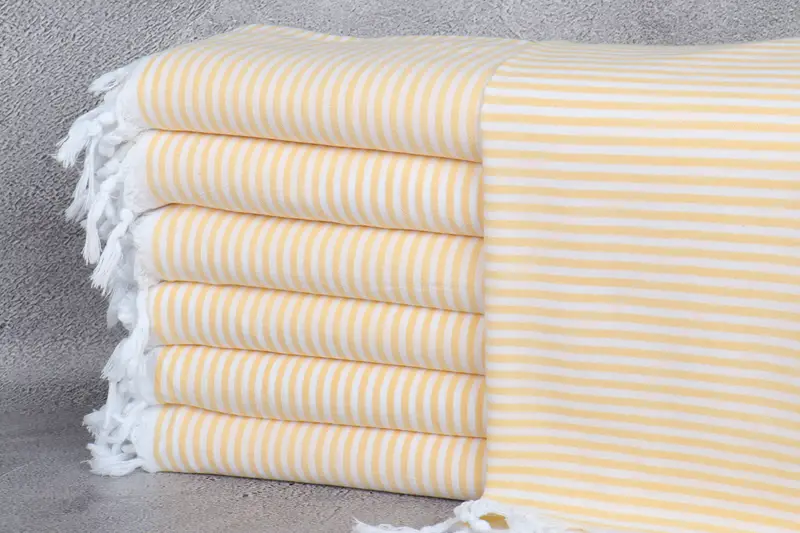 Luxury Turkish Bath Towel, Thin towel, Customized Turkish Towel, Gift For Her, 68x36 Cotton Striped Towel, Bachelor Party Gifts, Bridesmaid Gifts - 1