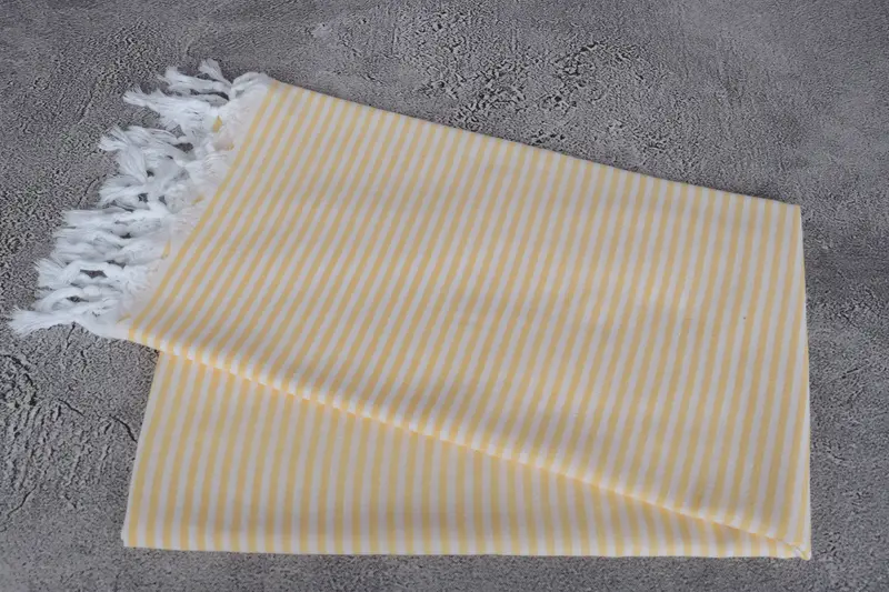 Luxury Turkish Bath Towel, Thin towel, Customized Turkish Towel, Gift For Her, 68x36 Cotton Striped Towel, Bachelor Party Gifts, Bridesmaid Gifts - 6