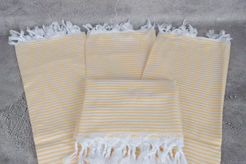 Luxury Turkish Bath Towel, Thin towel, Customized Turkish Towel, Gift For Her, 68x36 Cotton Striped Towel, Bachelor Party Gifts, Bridesmaid Gifts - 4