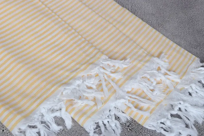 Luxury Turkish Bath Towel, Thin towel, Customized Turkish Towel, Gift For Her, 68x36 Cotton Striped Towel, Bachelor Party Gifts, Bridesmaid Gifts - 5