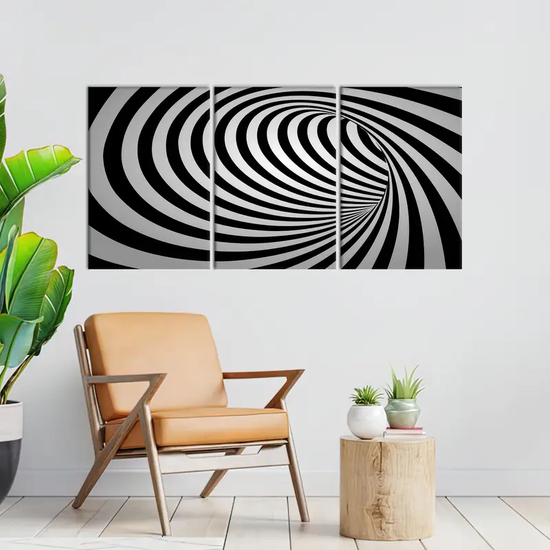 Abstract Canvas Art, Black Wall Art, White Canvas Art, Trendy Wall Decor, Vogue Art Decor, Fashion Canvas Art, Black And White Art, - 2