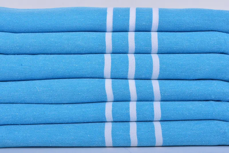 Unique Wedding Gift, Valentines Day Gift Idea, 70x40 Cotton Striped Towel, Bachelorette Party Gift, Sand-resistant towel, Peshtemal Towel, Spa Towel - 2