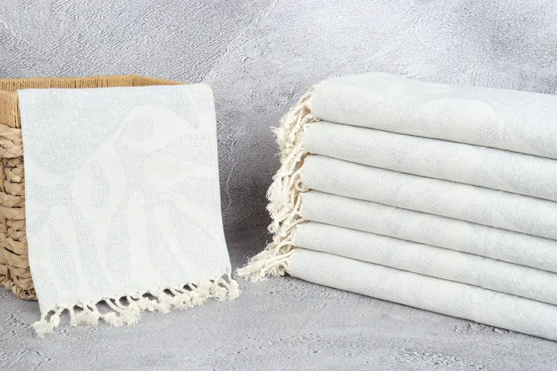 Bathroom Hand Towel, Gift For Him, Holiday Towel, Turkish Tea Towel, Bridesmaid Gifts, 40x18 Cotton Whale Design Towel, Turkish Towel Hand Towel - 4