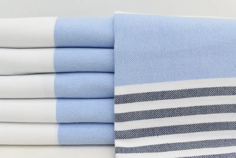 Turkish hand towel, Lightweight Turkish towel, Sand-resistant Turkish towel for travel, Bridal Gifts, Gifts For Him, 70x40 Cotton Striped Towel - 1