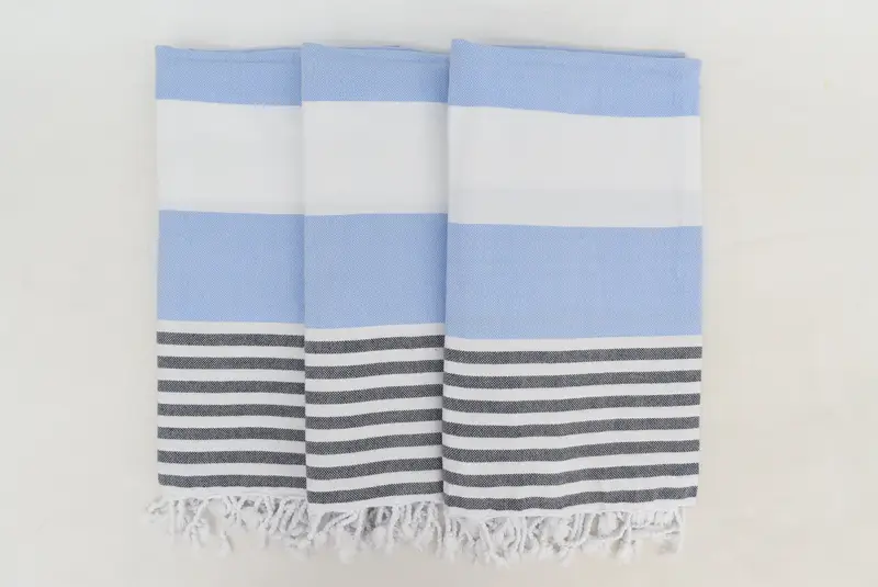 Turkish hand towel, Lightweight Turkish towel, Sand-resistant Turkish towel for travel, Bridal Gifts, Gifts For Him, 70x40 Cotton Striped Towel - 3