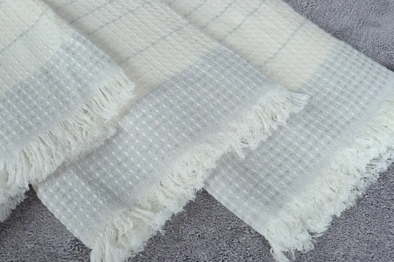 Large Turkish Towel, Bridesmaid Proposal Gift, Gift For Her, 70x40 Cotton Waffle Towel, Turkish bath towel, Turkish Beach Towel Personalized - 5