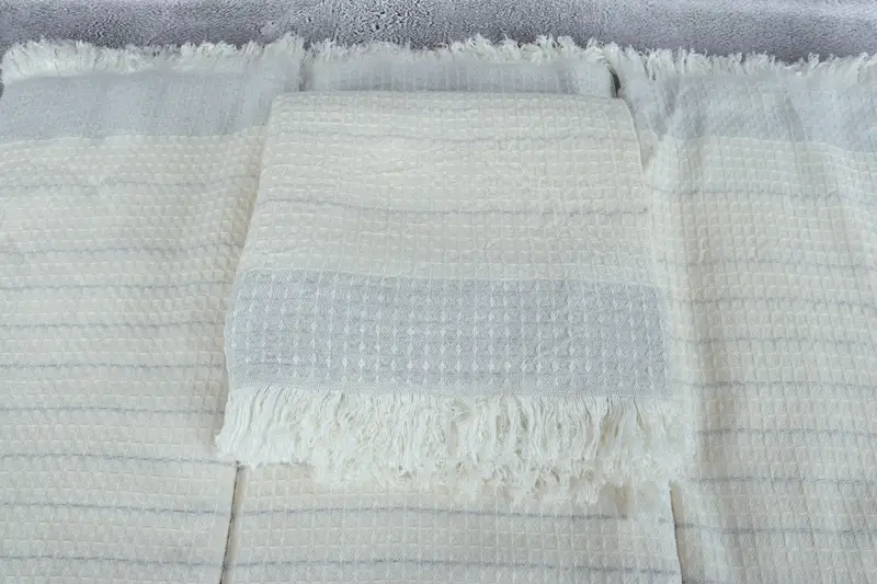 Large Turkish Towel, Bridesmaid Proposal Gift, Gift For Her, 70x40 Cotton Waffle Towel, Turkish bath towel, Turkish Beach Towel Personalized - 4