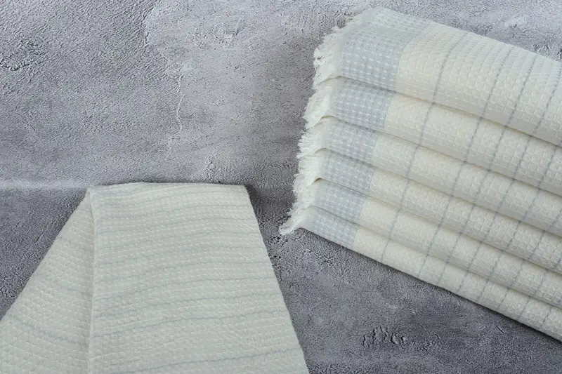 Large Turkish Towel, Bridesmaid Proposal Gift, Gift For Her, 70x40 Cotton Waffle Towel, Turkish bath towel, Turkish Beach Towel Personalized - 2