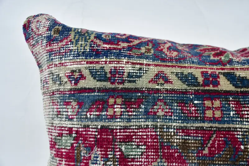 Cushion Case, Throw Kilim Pillow, Wholesale Cushion Cover, 32x32 Red Cushion, Vintage Pillow, Gift Pillow, Vintage Throw Pillow - 2