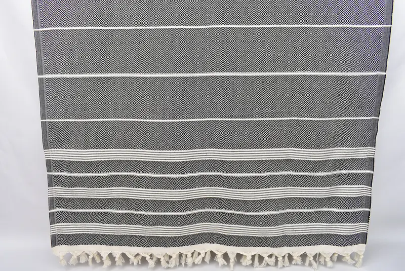 Bachelorette Party Gift, Luxury towel, Turkish Towel Beach Towel, Bridal Gifts, Gym Towel, 70x38 Cotton Diamond Towel, Cute Beach Towel, Thin towel - 8