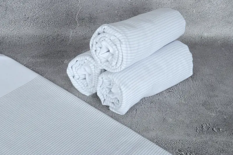Personalized Turkish Towel, Embroidered Towel, Bridesmaid Favors, Halloween Bachelorette Party Favors, 70x40 Cotton Striped Towel, Turkish Towel USA - 8