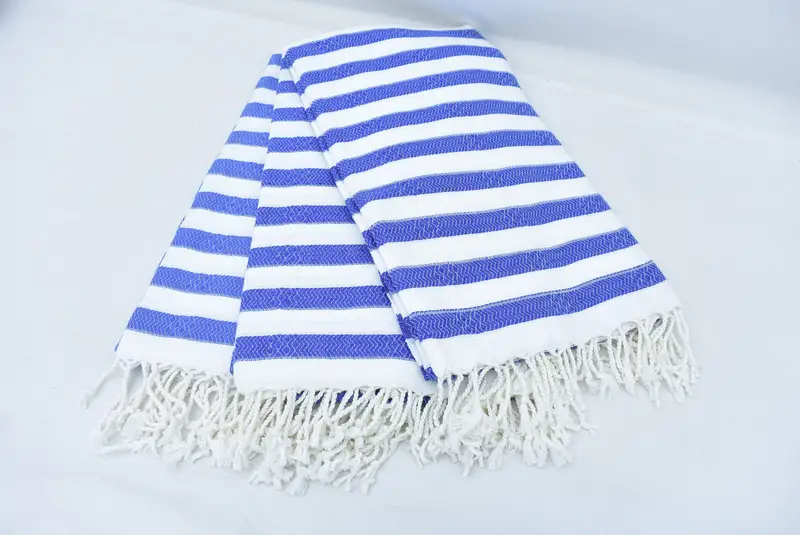 Sand-free peshtemal towel for the beach, Sand-free towel, Bachelorette Party Favors, Quick-dry towel, Christmas Gift, 70x36 Cotton Striped Towel - 6