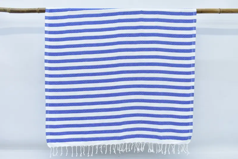 Sand-free peshtemal towel for the beach, Sand-free towel, Bachelorette Party Favors, Quick-dry towel, Christmas Gift, 70x36 Cotton Striped Towel - 8