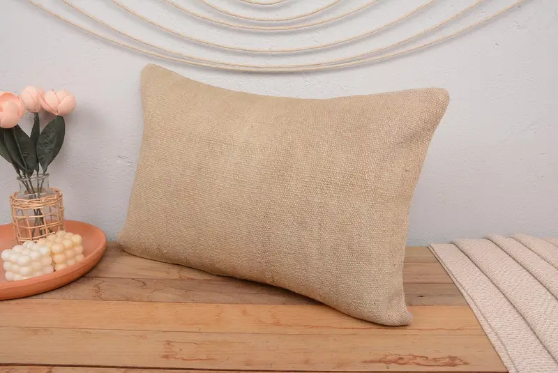 16x24 Inch Southwestern Embroidered Pillow, Handmade Rectangle Pillow - 4