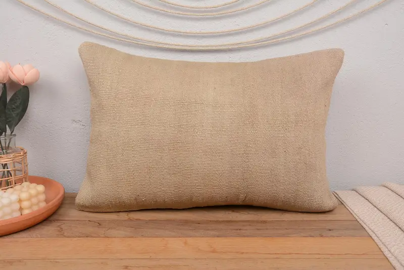 16x24 Inch Southwestern Embroidered Pillow, Handmade Rectangle Pillow - 2