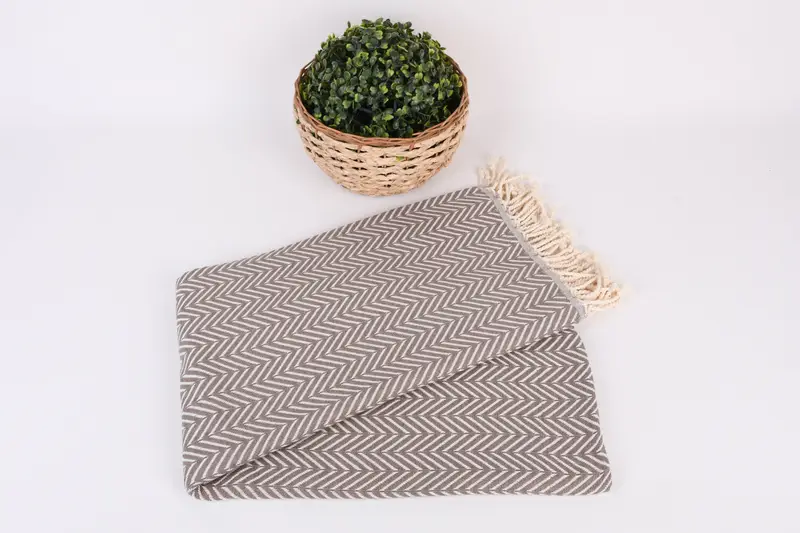 Handwoven Turkish bath towel, Bachelor Party Gifts, Thin towel, 70x40 Cotton Zig zag Towel, Beach Towel Bulk, Handmade Gift, Monogram Towels - 4