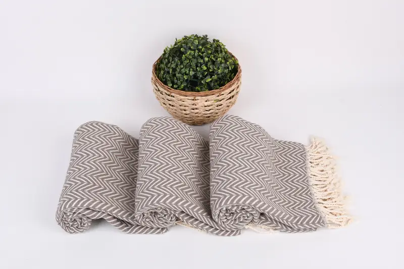 Handwoven Turkish bath towel, Bachelor Party Gifts, Thin towel, 70x40 Cotton Zig zag Towel, Beach Towel Bulk, Handmade Gift, Monogram Towels - 8
