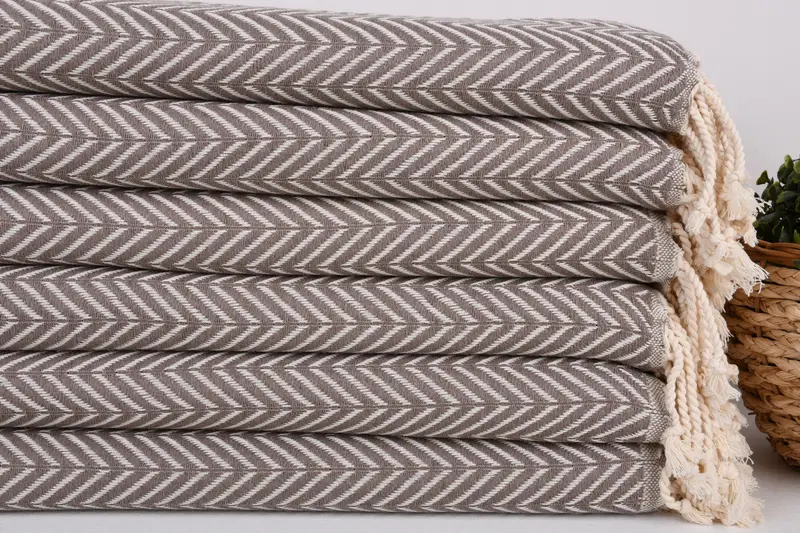Handwoven Turkish bath towel, Bachelor Party Gifts, Thin towel, 70x40 Cotton Zig zag Towel, Beach Towel Bulk, Handmade Gift, Monogram Towels - 2