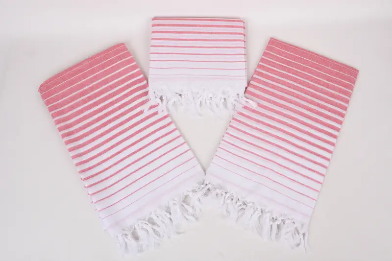 Custom Towel, Personalized Turkish Towel, Turkish bath towel, Best Friend Christmas Gift, 70x40 Cotton Striped Towel, Friends Beach Towel - 7