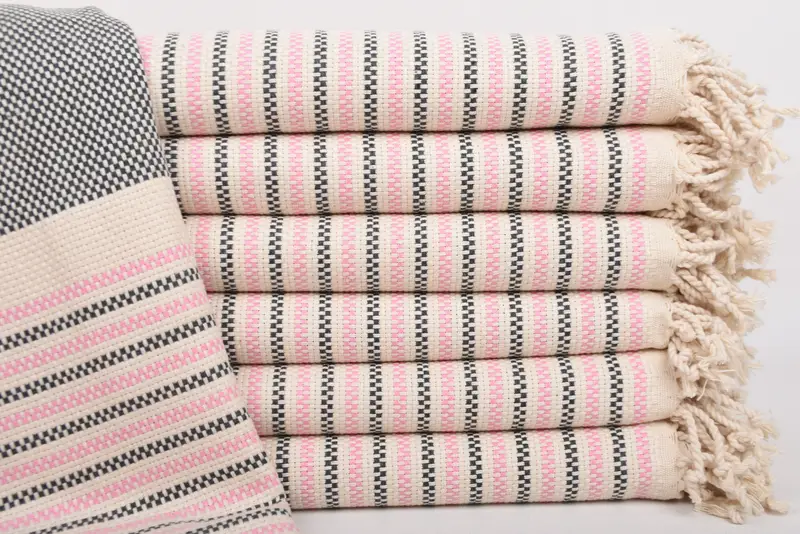 Pool Towels, Monogrammed Beach Towel, Spa Gift, Gift For Him, Sand-free towel, 70x40 Cotton Geometric Towel, Personalized Bridesmaid Beach Towel - 1