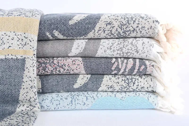 Summer Gift, 70x40 Cotton Lighthouse Patterned Towel, Bachelor Bachelorette Party Favors, Personalized Wedding Gift, Bachelor Party Favors - 2