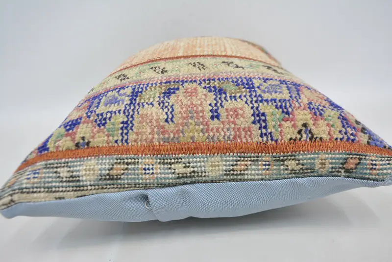 16x24 Beige Pillow Cover, Cushion Case, Customized Pillow Cover, Turkish Pillow, Ethnical Kilim Rug Pillow, Boho Pillow Sham Cover - 5