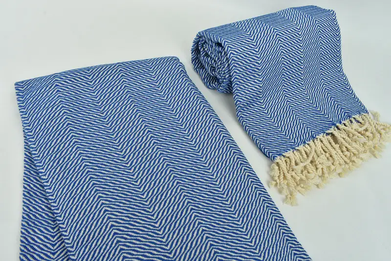 Lightweight Turkish towel, Turkish Towel Monogram, Sand-free towel, Embroidery Towels, Custom Towel, 70x40 Cotton Chevron Towel, Beach Wedding Favor - 7