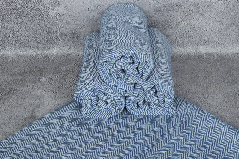 Cotton towel, Bridesmaid Gifts Personalized, 70x40 Cotton Herringbone Towel, Lightweight towel, Customized Turkish Towel, Quick-dry towel - 6