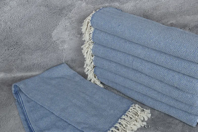 Cotton towel, Bridesmaid Gifts Personalized, 70x40 Cotton Herringbone Towel, Lightweight towel, Customized Turkish Towel, Quick-dry towel - 2
