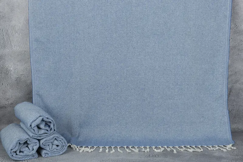Cotton towel, Bridesmaid Gifts Personalized, 70x40 Cotton Herringbone Towel, Lightweight towel, Customized Turkish Towel, Quick-dry towel - 8