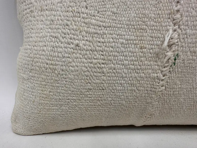 Antik Kissen, 12x20 weißer Kissengehäuse, Kissen, rustikaler Kissenabdeckung, Innenarchitektin Kissen, dekoratives Kissenkissen, Kissen für Couch - 2