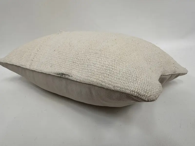 Antik Kissen, 12x20 weißer Kissengehäuse, Kissen, rustikaler Kissenabdeckung, Innenarchitektin Kissen, dekoratives Kissenkissen, Kissen für Couch - 6