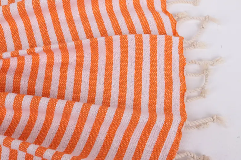 Family Gift Basket, Welcome Wedding Gift, Turkish Towel Set, Custom Wedding Gifts, Hammam towel, 70x40 Cotton Striped Towel, Handmade Gift - 8