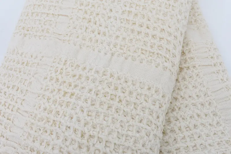 Christmas Tablecloth, 84x80 Cotton Waffle Towel, Boho Throw Blankets, Woven Blanket, Turkish Bedcover, Bachelorette Gifts, Wedding Gift For Bride - 8