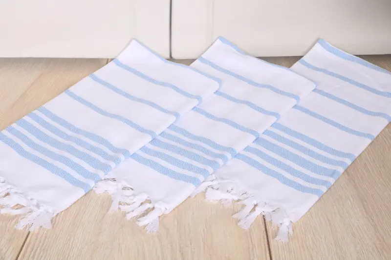 Wedding For Favor, Turkish Hand Towel, Monogrammed Turkish Towel, 36x24 Cotton Herringbone Towel, Monogram Kitchen Towel, Personalized Hand Towel - 6