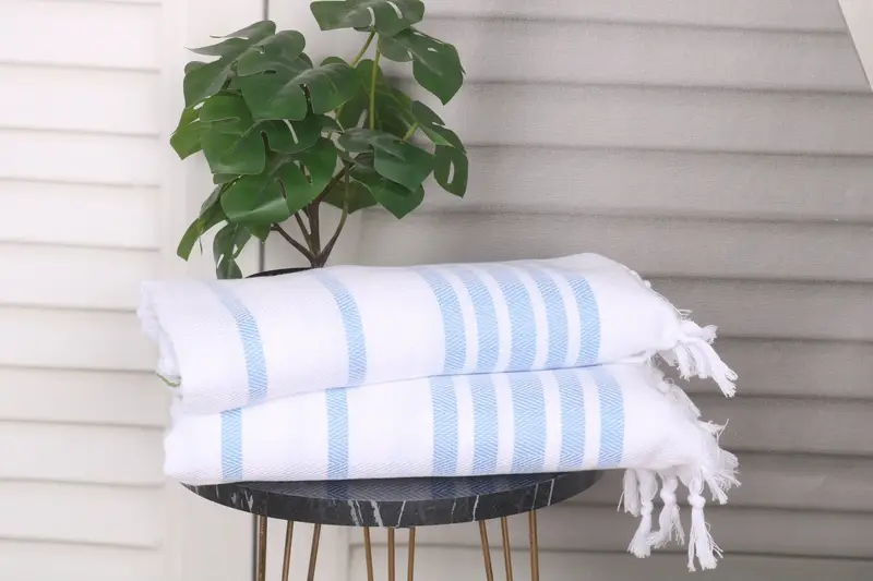 Wedding For Favor, Turkish Hand Towel, Monogrammed Turkish Towel, 36x24 Cotton Herringbone Towel, Monogram Kitchen Towel, Personalized Hand Towel - 3
