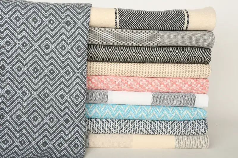 Turkish Hand Towel, Custom Name Towel, Decorative Towel, 36x18 Cotton Set of 10 Towel, Personalized Gifts, Christmas Favors, Personalized Hand Towel - 1