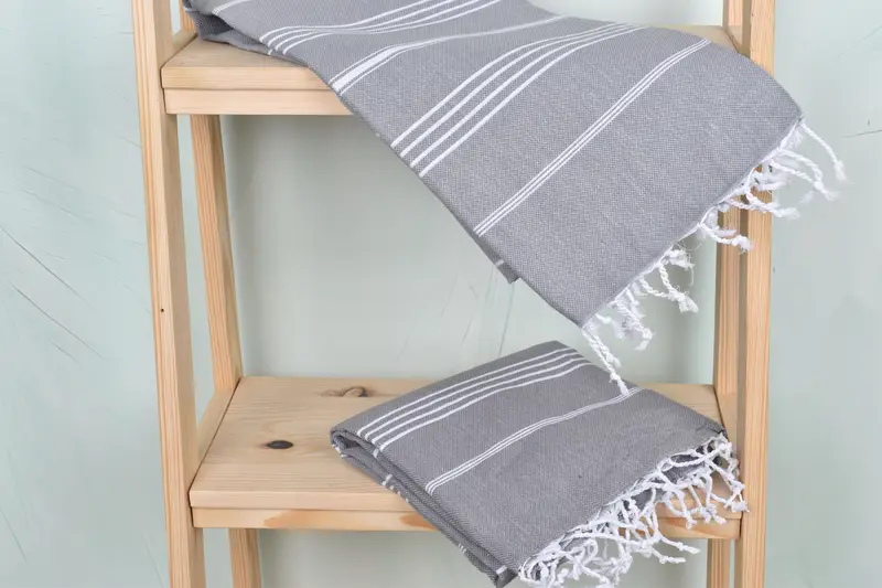 70x40 Cotton Striped Towel, Xmas Gifts, Monogrammed Turkish Towel, Bachelor Gifts, Bachelorette Gifts, Cotton towel, Organic Beach Towel - 5