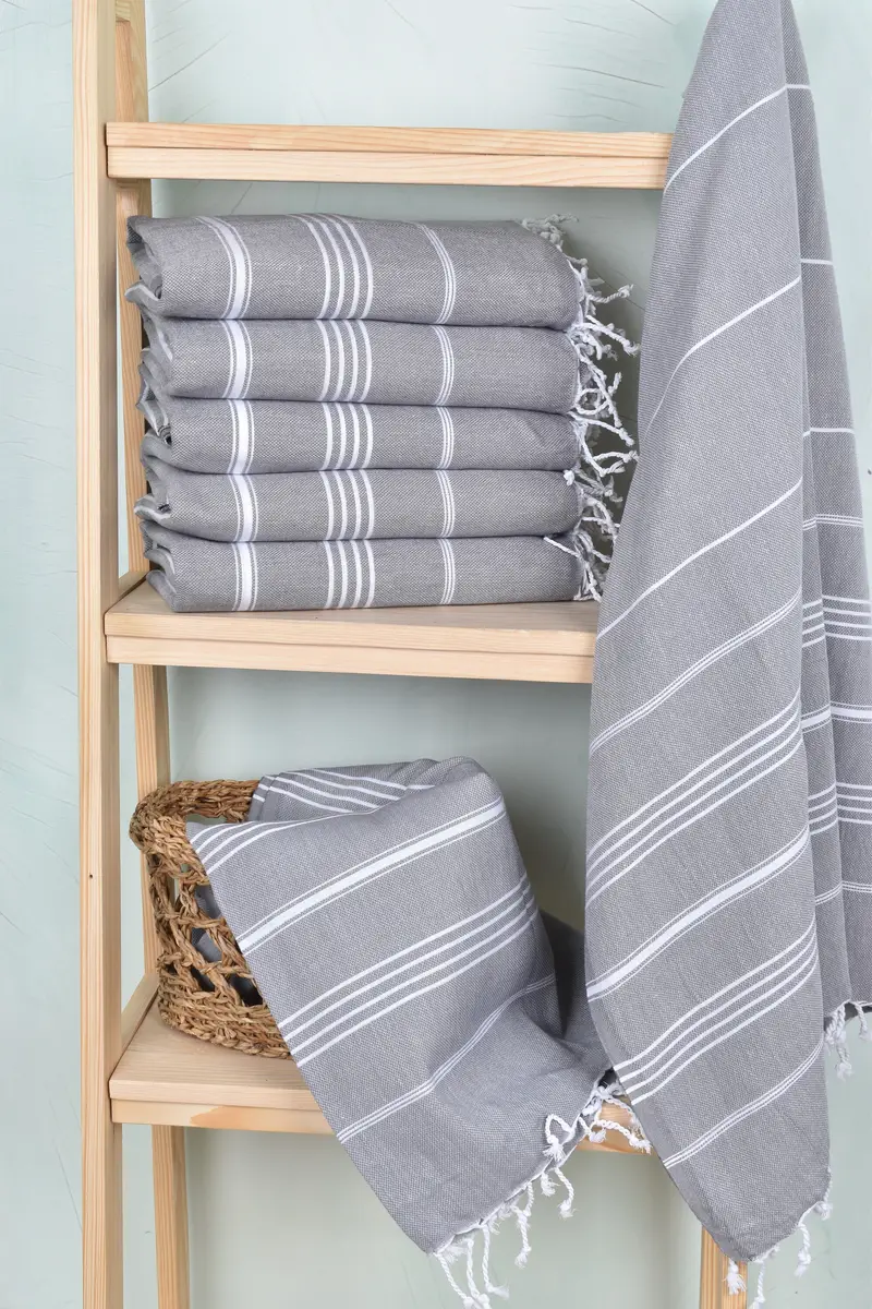 70x40 Cotton Striped Towel, Xmas Gifts, Monogrammed Turkish Towel, Bachelor Gifts, Bachelorette Gifts, Cotton towel, Organic Beach Towel - 3