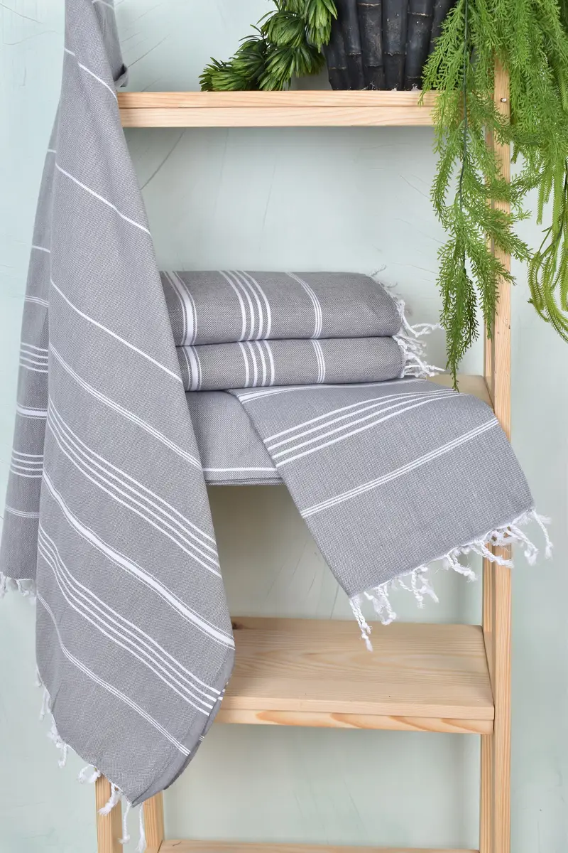 70x40 Cotton Striped Towel, Xmas Gifts, Monogrammed Turkish Towel, Bachelor Gifts, Bachelorette Gifts, Cotton towel, Organic Beach Towel - 6