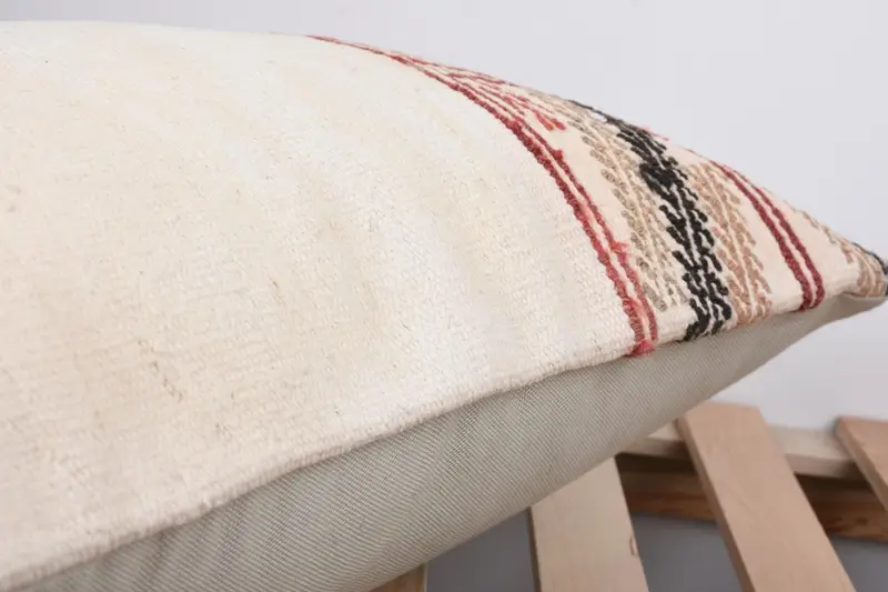 Aztec Cushion Cover, Cushion Case, Pillow for Sofa, Ethnical Kilim Rug Pillow, Authentic Cushion Case, 16x24 White Pillow Cover, Home Decor Pillow - 7
