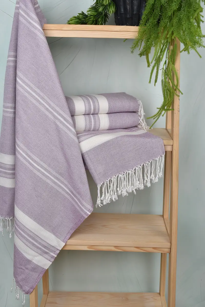 Best Wedding Gift, Spa Gift Towel, Gift For Her, Monogrammed Beach Towel, Personalized Towel, 60x38 Cotton Striped Towel, Bridal Gifts, Pool Towels - 6