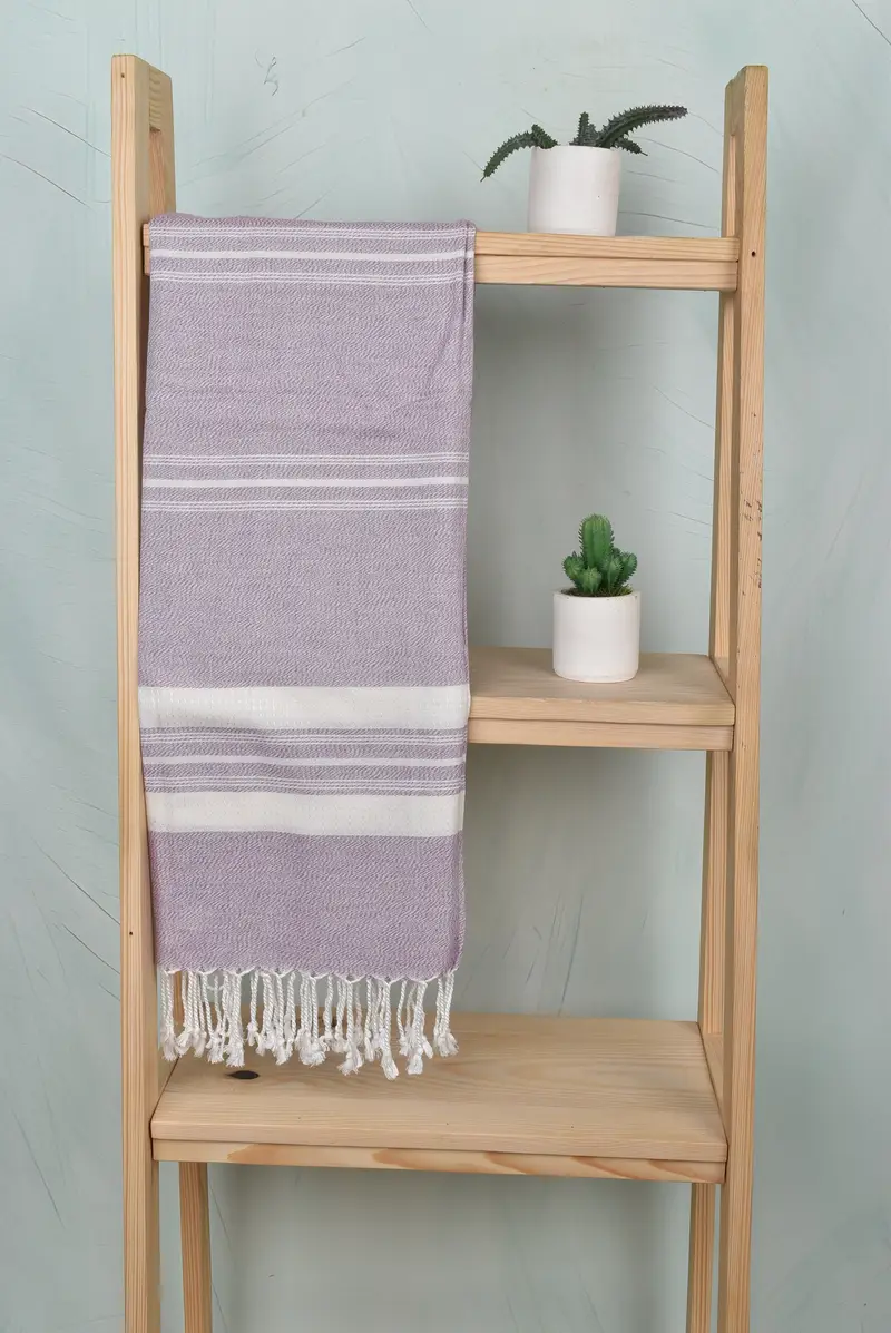 Best Wedding Gift, Spa Gift Towel, Gift For Her, Monogrammed Beach Towel, Personalized Towel, 60x38 Cotton Striped Towel, Bridal Gifts, Pool Towels - 8