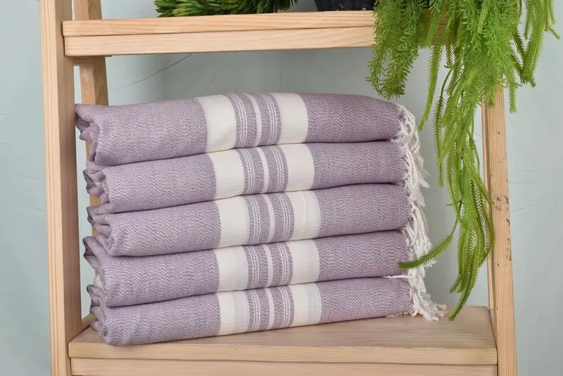 Best Wedding Gift, Spa Gift Towel, Gift For Her, Monogrammed Beach Towel, Personalized Towel, 60x38 Cotton Striped Towel, Bridal Gifts, Pool Towels - 1