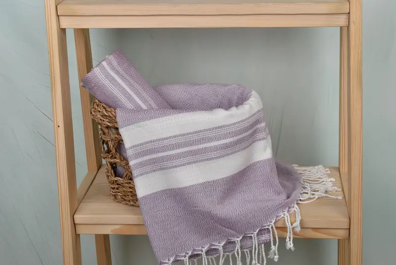 Best Wedding Gift, Spa Gift Towel, Gift For Her, Monogrammed Beach Towel, Personalized Towel, 60x38 Cotton Striped Towel, Bridal Gifts, Pool Towels - 4