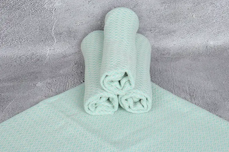 Gift For The Home, Monogrammed Hand Towel, Monogram Kitchen Towel, 40x20 Cotton Diamond Towel, Spa Towel, Personalized Kitchen Towel, Handmade Gift - 7