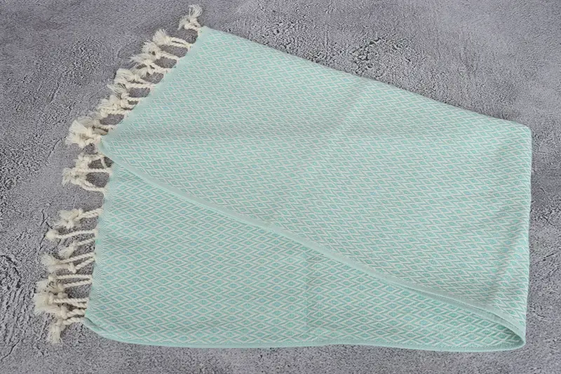 Gift For The Home, Monogrammed Hand Towel, Monogram Kitchen Towel, 40x20 Cotton Diamond Towel, Spa Towel, Personalized Kitchen Towel, Handmade Gift - 6