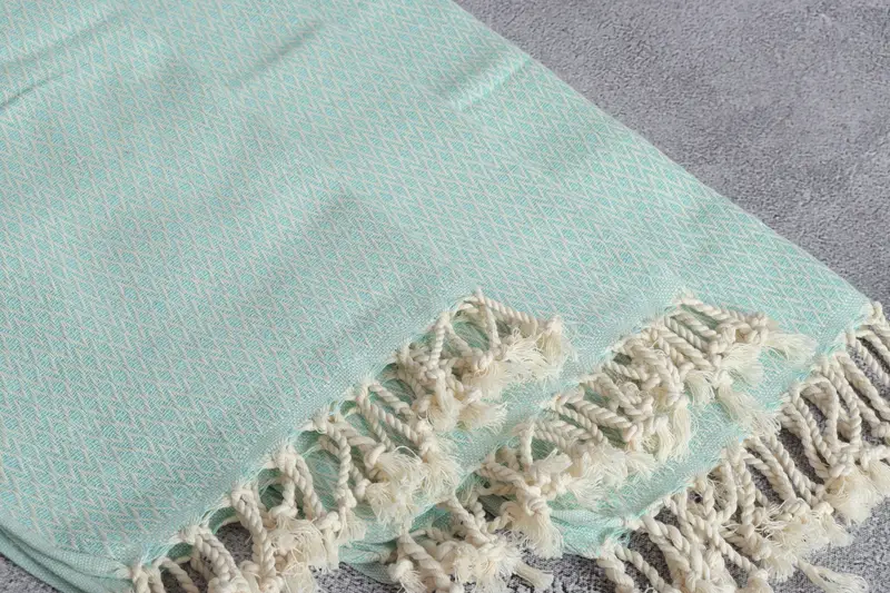 Gift For The Home, Monogrammed Hand Towel, Monogram Kitchen Towel, 40x20 Cotton Diamond Towel, Spa Towel, Personalized Kitchen Towel, Handmade Gift - 5